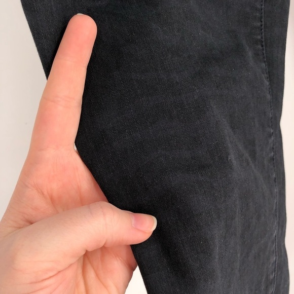 DRIFTWOOD Jackie Patterned Jeans Black Blue Zebra Animal Print 29 Raw Hem Women - Picture 4 of 8